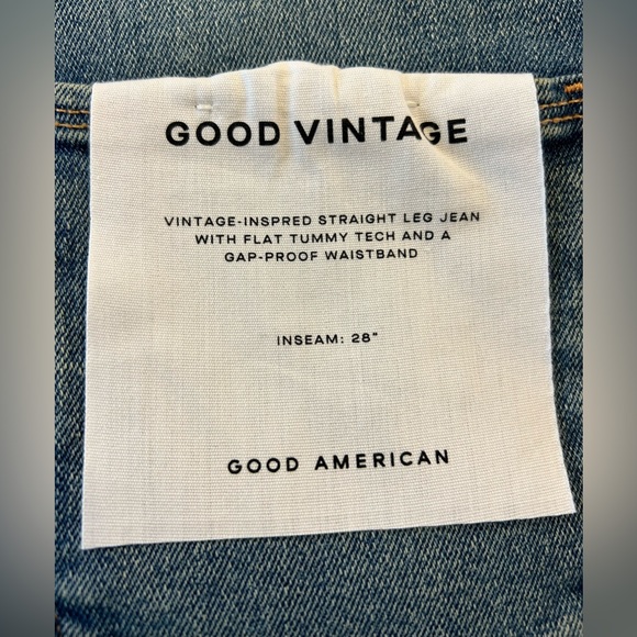 NWT Good American Good Vintage Distressed Jeans - Picture 4 of 9